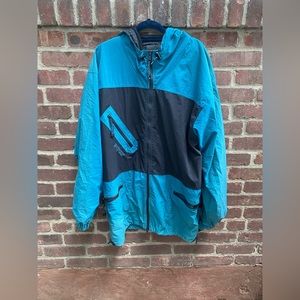 90s  jansport zip up windbreaker